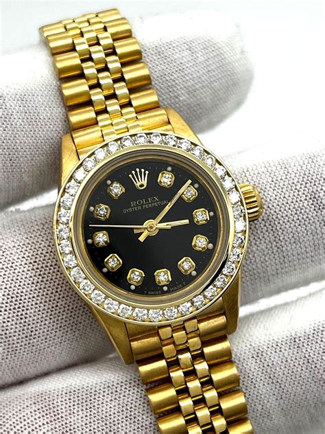 rolex oyster perpetual 67198|ladies 18k Rolex Oyster Perpetual.